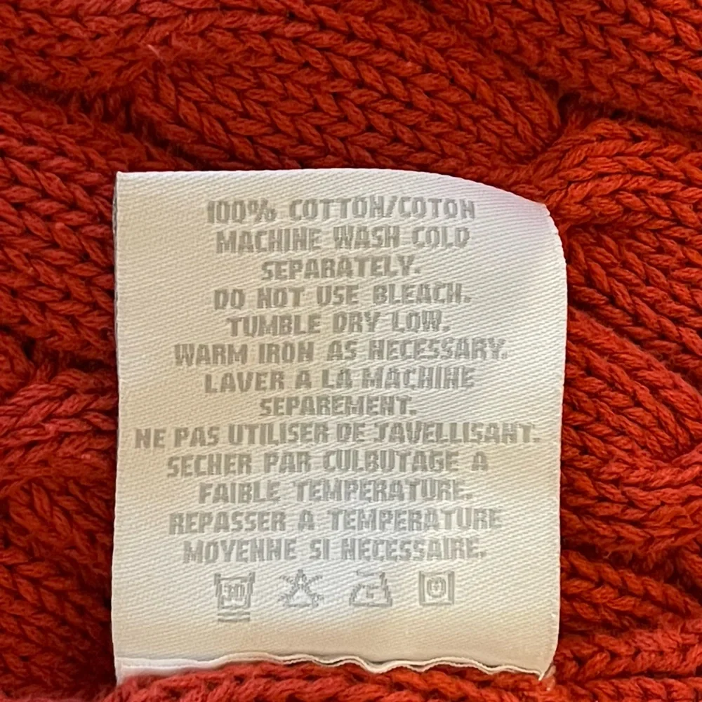 Restoration Hardware cable knit king blanket